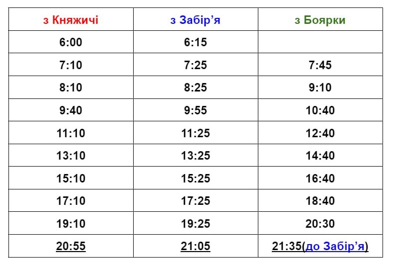 Bus route No. 7